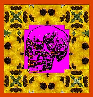 Skull and Flowers - Elissa Malcohn photo