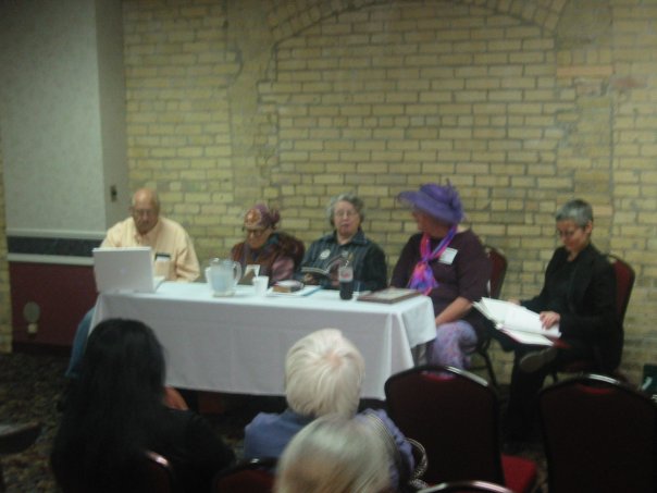 Lady Poetesses from Hell reading at Diversicon 17