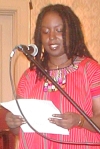 Sheree Renee Thomas reads her topical New Orleans poem, 'Visitation from the Oracle at McKain Street.' Sheree Renee Thomas reads her topical New Orleans poem, 'Visitation from the Oracle at McKain Street.'